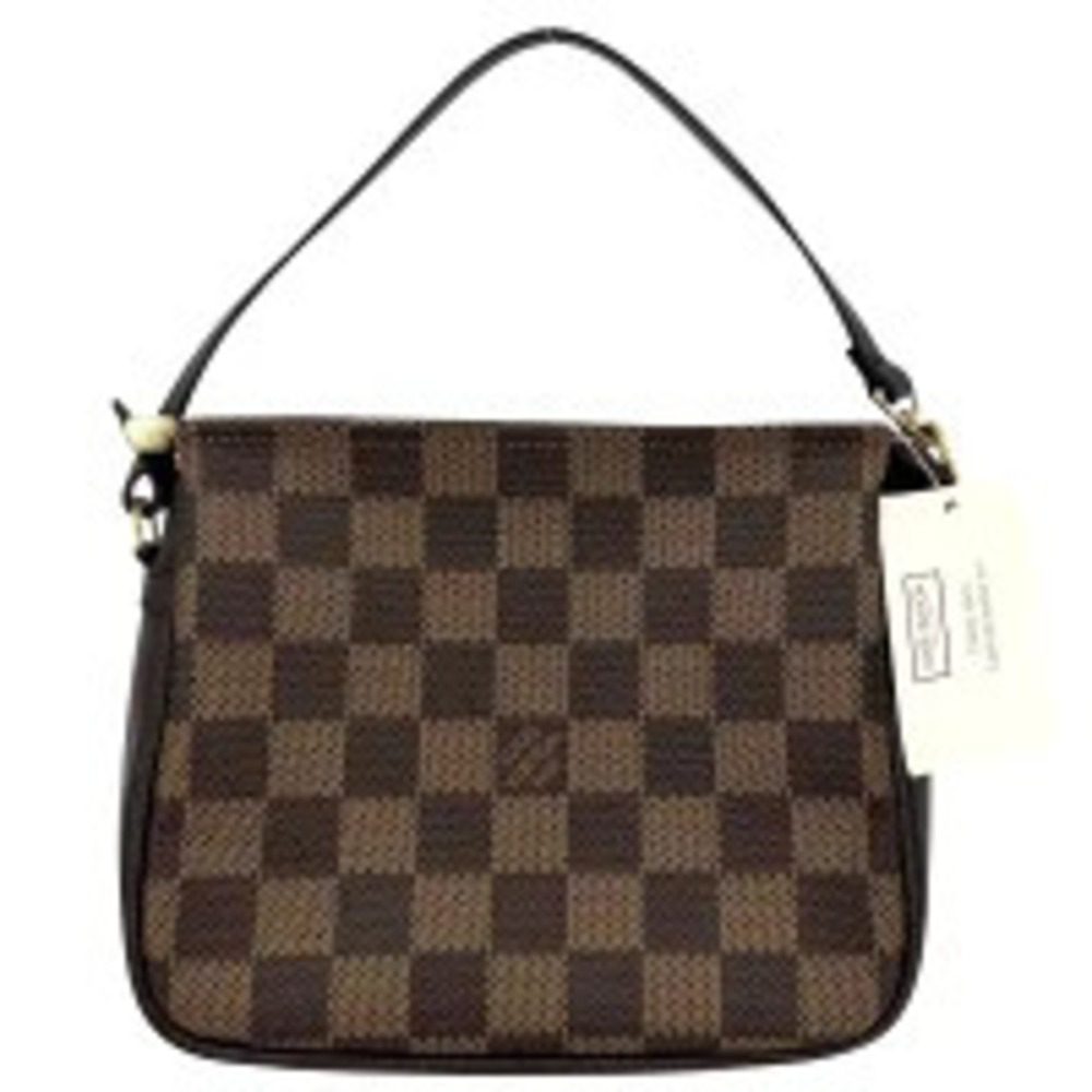 Louis Vuitton Handbag Trousse Makeup Accessory Cosmetic Bag Brown